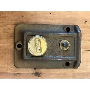 Vintage/Antique YALE Deadbolt lock. Not tested. Door Hardware.